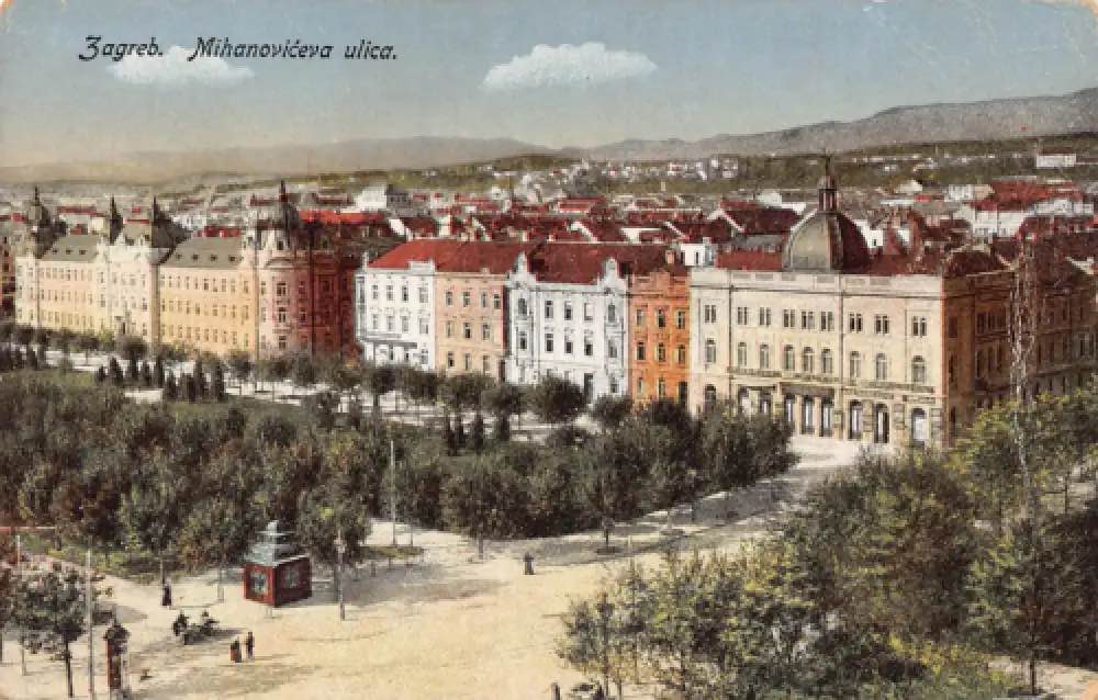 Mihanovićeva ulica 1918. godine